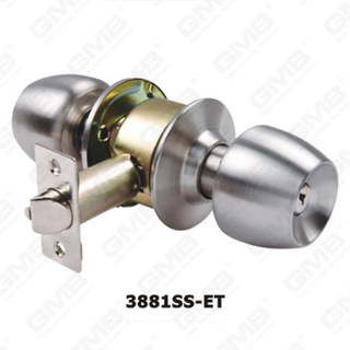 Ontmoet ANSI A156.2 Grade 3 cilindrische knop buisvormige slot (3881SS-ET)