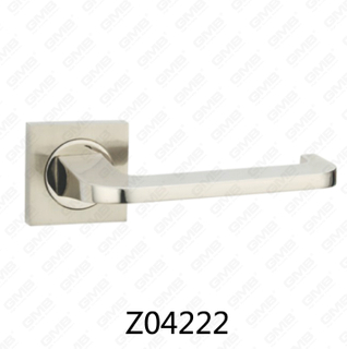 Zamak zinklegering aluminium rozet deurklink met ronde rozet (Z04222)