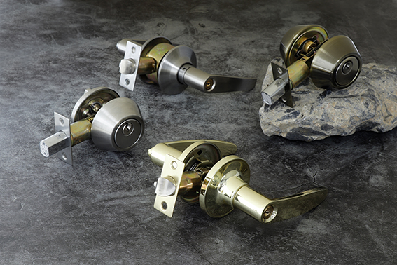 Knop en buisvormig slot