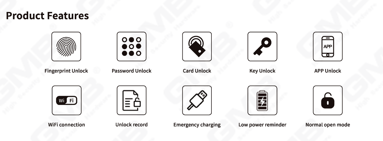 Interieur en appartement Smart Lock (621)