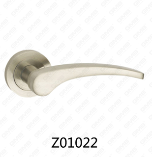 Zamak zinklegering aluminium rozet deurklink met ronde rozet (Z01022)