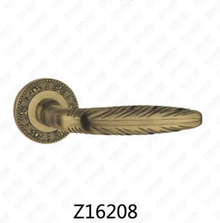 Zamak zinklegering aluminium rozet deurklink met ronde rozet (Z16208)