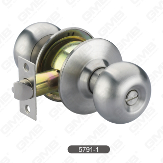 Beveiligingsslot Ball Lock roestvrijstalen cilindrische knopdeurslot [5791-1]